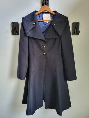 Myrtlewood of California Navy Blue Winter Coat from ModCloth